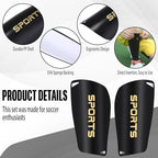 Syhood Soccer Shin Guards for Kids Youth Teens Adults Shin Pads and Sock Sleeves for 3-15 Years Old Children Boys Girls Protection Gear EVA Cushion Protection for Soccer Football Game
