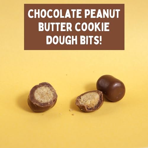 Peanut Butter Edible Cookie Dough Bites, Mini Dessert Topper Candy, 3.1 Ounces (Pack of 3)
