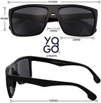 Yogo Vision Bifocal Reading Sunglasses for Men and Women-Classic, Retro Style UV400 Sun Protection Outdoors Readers Eyewear +2.75