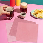 300 Count Pink Beverage Napkins,2-Ply Gradient Pink Cocktail Party Napkins Disposable for Dinner Wedding Birthday Party Graduation