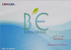 EDMARK Bio-Elixir Nutritional Soya Drink, Strawberry Flavor, 10 Sachets (10 g Each)