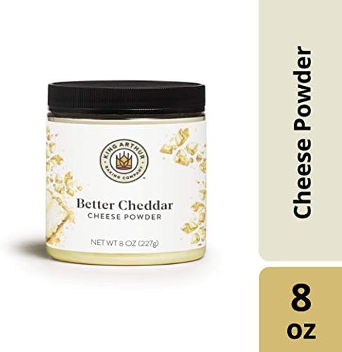 King Arthur Better Cheddar Cheese Powder, 8 Ounces (Packaging May Vary)