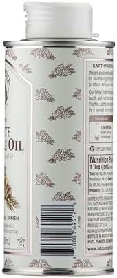La Tourangelle, White Truffle Oil, Complex Gourmet Earthy Flavor for Drizzling over Pasta, Popcorn, Vegetables, Potatoes, Soup and More, 8.45 Fl Oz