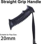 2 Pack Trekking Pole Handle Grip Replacement Rubber Sleeve Adapter with Hand Straps for 20mm Dia. Hiking Poles Walking Stick Cane Monopod Climbing Rod