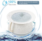 POPETPOP Elder Chamber Pot with Lid and Handle Thickened Portable Spittoon Urine Pot for Adults and Kids Durable Household Commode Bucket 8.26X8.26X5.11In