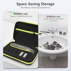 EVA Protective Shaver Hard Case Compatible with Philips One Blade QP2724/90 QP2834/70 QP2630/72 Hybrid Electric Trimmer Hard Portable Storage Carrying Case for Shavers and Accessories