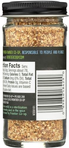 Frontier Co-op Organic Lemon Peel, 1.70-Ounce Jar, Bright Zesty Lemon Peel for Tea, Baking, Marinades & Rubs