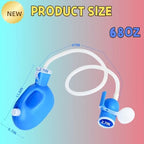 Men's 2000ML Portable Potty,YUMSUM Pee Bottle 68 OZ Male Urinal Collector for Hospital Camping Car Travel Toilet Urinal with 47" Hose (New Blue)