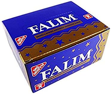 Falim 100 Pieces Mastic Flavoured Sugar Free Chewing Gum-Damla Sakizli- Jawline Chewing Gum