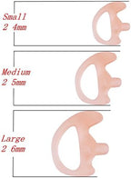 Replacement Earmold Earbud Earplug for M0torola Kenwood Two-Way Radio Air Acoustic Coil Tube Audio Kits (Pink, 3 Pairs-Small,Medium,Large)