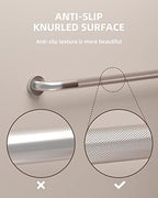 32 Inch Anti Slip Shower Grab Bar, Munzong Stainless Steel Bathroom Grab Bar, Satin Brushed Nickel Knurled Bathroom Balance Bar,Safety Hand Rail Support Handicap Elderly Senior Assist Bath Handle