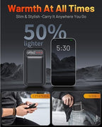 Hand Warmers Rechargeable 2 Pack, Electric Hand Warmers, Fast Heating, Portable Pocket Heater, 2 in 1 Quick Charge Hand Warmer for Outdoor Indoor, Warmer Gift for Christmas, Golf, Camping