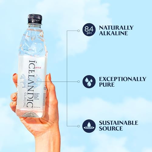 Icelandic Glacial Natural Spring Alkaline Water, 330 mL / 11.1 Fl Oz (Pack of 30)