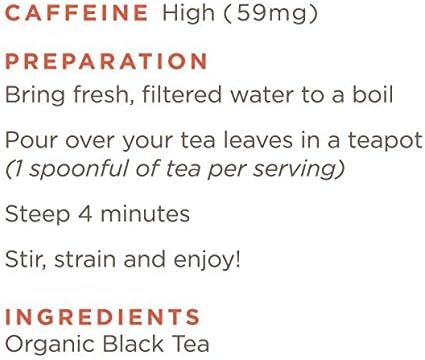 Golden Moon Tea Organic Lapsang Souchong Black Tea - Loose Leaf, Non-GMO - 1 Pound (192 Servings)