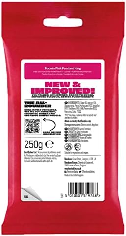 Renshaw Ready To Roll Icing Fondant Cake Regalice Sugarpaste 250g FUCHSIA PINK