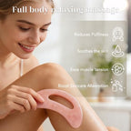 BAIMEI IcyMe Gua Sha Tools Face Massager for Skin Care, Relaxation and Reduce Wrinkles Puffiness Skin Care Tools, Self Care Gift for Men Women -Pink