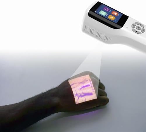 Infrared Vein Finder Locator - Vein Viewer Illumination Detector, Handheld Vein Light Projection Visualization for Nurses, Useful for Various Skin (A)