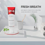Sp-6 Probiotics Whitening Toothpaste, Sp-6 Ultra Whitening Toothpaste, Enhanced Formula with Enamel-Safe, Fluoride-Free, Fresh Breath Mint Flavor for Oral Health (2)