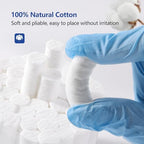 JMU 250 Pcs Dental Cotton Rolls, 1'' Non-Sterile Nosebleed Plugs, Nosebleed Stopper for Kids or Adults
