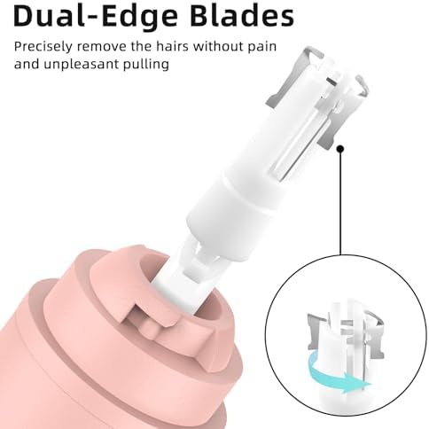 Nose Hair Trimmer Rechargeable Cordless Painless Ear and Eyebrow Trimming Tool-Dual Edge Easy Cleansing for Man Woman