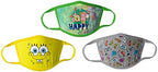 Spongebob Kids Cloth Face Masks Pack of 3 Multipack Washable Reusable Non-Medical