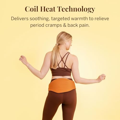 Pixie USB-Powered Heating Pad for Period Cramps – Wearable Menstrual Heat Belt for Back & Abdominal Pain – Portable Electric Heat Therapy Wrap for Women, XS-3XL