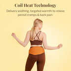 Pixie USB-Powered Heating Pad for Period Cramps – Wearable Menstrual Heat Belt for Back & Abdominal Pain – Portable Electric Heat Therapy Wrap for Women, XS-3XL