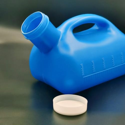 3000ML Large Male Urinal,YUMSUM Portable Mens Potty Pee Bottle Collector Travel Toilet (Blue)