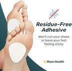 Ultra Thin Metatarsal Pads Women and Men, Ball of Foot Cushions, Metatarsal Foot Pads for Women, Mens Foot Pads for Balls of Feet | 12 Pack, 6 Pairs, 1/8" Thick