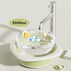 3-Pack Collapsible Wash Basin Set, Baby Kids Foldable Small Wash Basin, Portable Plastic Basins for Bottles, Travel, Camping, Laundry