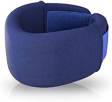 Actimove Professional Cervical Comfort Collar | Soft Foam Neck Brace for Sleeping - Relieves Neck Pain & Spine Pressure, Neck Collar Brace Support After Whiplash or Injury | Blue, Medium
