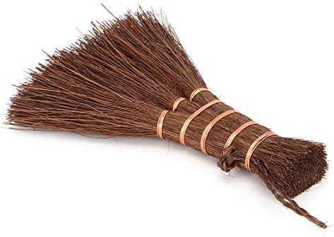 Household Supplies Decoration to Ward Off Evil Spirits for Infants Bedrooms and Tea Sets Made of Premium Tendrils Coir Fiber Mini Broom for Tea Trays Hanging