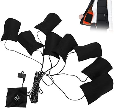 Sonew USB Electric Heating Pads, 5V 3 Gears Adjustable Washable Keep Warm for Heating Clothes or Pets Home in Winter