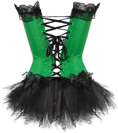 Corsets for Women Dress top Skirt Set Bustier Plus Size Lingerie renissance Costume Halloween