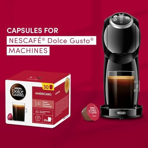 NESCAFÉ DOLCE GUSTO Americano Coffee Capsules (Pack of 3, Each 30 Pods, Total 90 Pods)