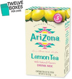 AriZona Lemon Tea - On-the-Go Powdered Drink Mix, 0.07oz 120 Count - 10ct Boxes (Pack of 12)