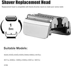 83M Replacement Shaver Head Compatible with Braun Series 8 Electric Shaver Wet and Dry,83M Replacement Foil & Cutter for Braun S8 Replacement Head Electric Razor Blades 8467 8370cc 8340s
