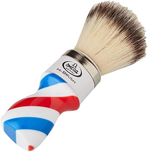 Omega 46806 - Fiber Shaving Brush"Hi-Brush", Blue, Fruity