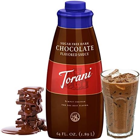 SUGER FREE DARK CHOCOLATE SAUCE 64 OZ.