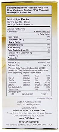 Orgran Toasted Multigrain Crispibread with Quinoa, 4.4-Ounce Boxes (Pack of 6)