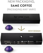 Nespresso Capsules Vertuo, Altissio, Medium Roast Espresso Coffee, 50 Count Espresso Pods, Brews 1.35oz.