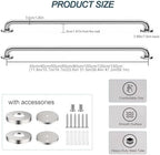 Stair Handrail Sturdy Wall Mount 304 Stainless Steel Hand Rail, Bathroom Safety Handle for Shower, Bathtub & Toilet - 1FT 2FT 3.3FT 4FT 5FT Non-Slip Grab Bar(1.6 FT)