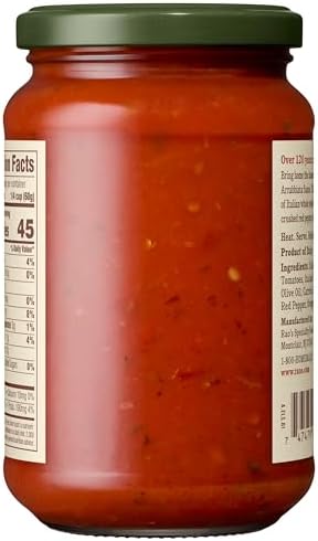 Rao's Homemade Arrabbiata Pizza Sauce Made with Italian Tomatoes, 12.3 oz