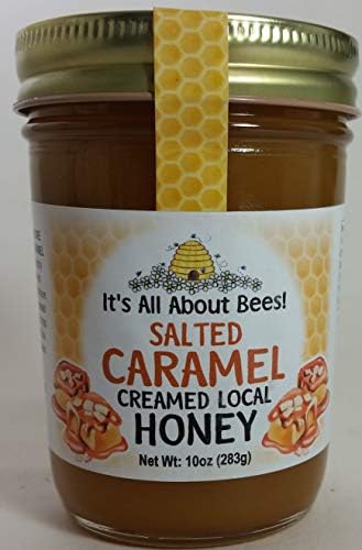 ITS ALL ABOUT BEES! Creamed Honey - Salted Caramel (22 Oz.)