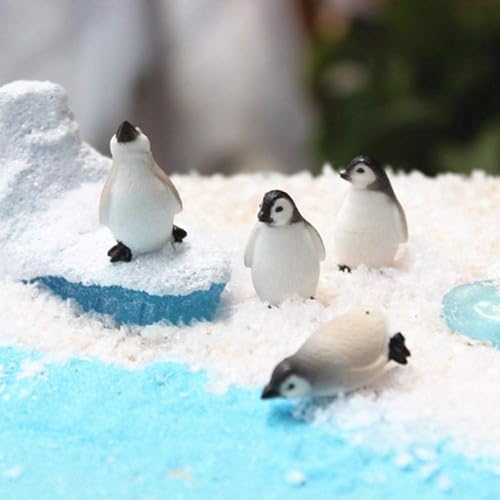Blue-White Iceberg Model Realistic Arctic Miniature 3D Model Polar Bear Christmas Decorations Cake Decoration Craft Home Decoration Cake and Cupcake Toppers
