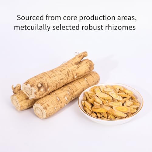 Astragalus Root Tea Slices 12.34oz(350g), Large Radix Astragalus Sliced Tea Huangqi,黄芪 黄芪片 黃芪