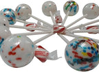 BIG 1.75 INCH Psychedelic Jawbreakers Candy on Sticks 12 Count- Jawbreaker Lollipops-Hard As A Rock