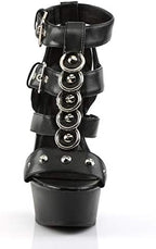 Pleaser Women's Delight-658/Bpu/M Platform Sandal