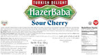 Hazer Baba Turkish Delight Candy, Sour Cherry Flavored, 16oz (Pack of 1), Gourmet Snack Box, Traditional, Vegan Snack, Turkish Lokum, Unique Sweets, Loukumi, Delicias Turcas, Halal, Kosher
