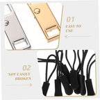 Gatuida 1Set Zipper Pull Replacement for Bags Backpacks and Coats Easy Installation Detachable Design for Zipper Head and Daily Use